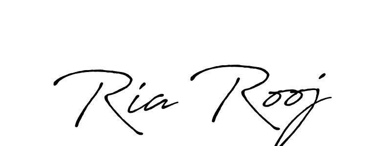 How to make Ria Rooj signature? Antro_Vectra_Bolder is a professional autograph style. Create handwritten signature for Ria Rooj name. Ria Rooj signature style 7 images and pictures png