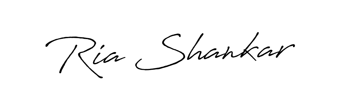 Similarly Antro_Vectra_Bolder is the best handwritten signature design. Signature creator online .You can use it as an online autograph creator for name Ria Shankar. Ria Shankar signature style 7 images and pictures png