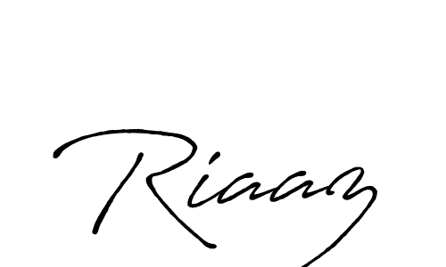 Also You can easily find your signature by using the search form. We will create Riaaz name handwritten signature images for you free of cost using Antro_Vectra_Bolder sign style. Riaaz signature style 7 images and pictures png