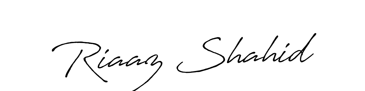 Once you've used our free online signature maker to create your best signature Antro_Vectra_Bolder style, it's time to enjoy all of the benefits that Riaaz Shahid name signing documents. Riaaz Shahid signature style 7 images and pictures png