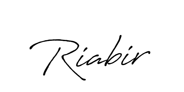 How to make Riabir signature? Antro_Vectra_Bolder is a professional autograph style. Create handwritten signature for Riabir name. Riabir signature style 7 images and pictures png