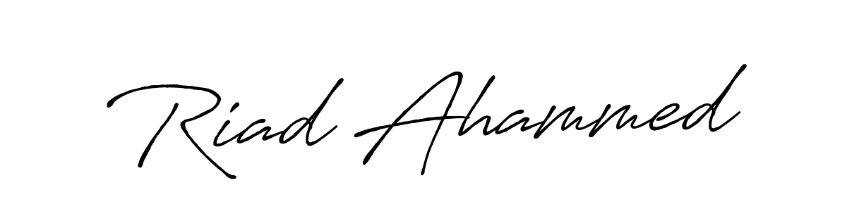 The best way (Antro_Vectra_Bolder) to make a short signature is to pick only two or three words in your name. The name Riad Ahammed include a total of six letters. For converting this name. Riad Ahammed signature style 7 images and pictures png