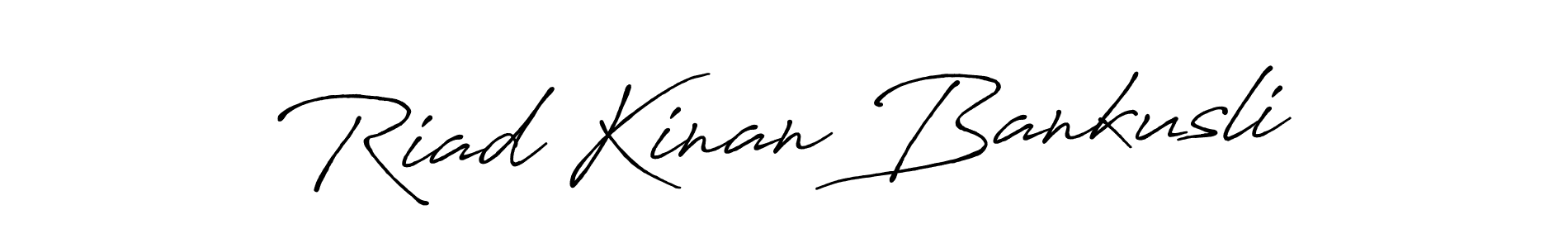 You can use this online signature creator to create a handwritten signature for the name Riad Kinan Bankusli. This is the best online autograph maker. Riad Kinan Bankusli signature style 7 images and pictures png