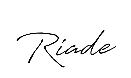 Best and Professional Signature Style for Riade. Antro_Vectra_Bolder Best Signature Style Collection. Riade signature style 7 images and pictures png