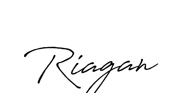 Similarly Antro_Vectra_Bolder is the best handwritten signature design. Signature creator online .You can use it as an online autograph creator for name Riagan. Riagan signature style 7 images and pictures png