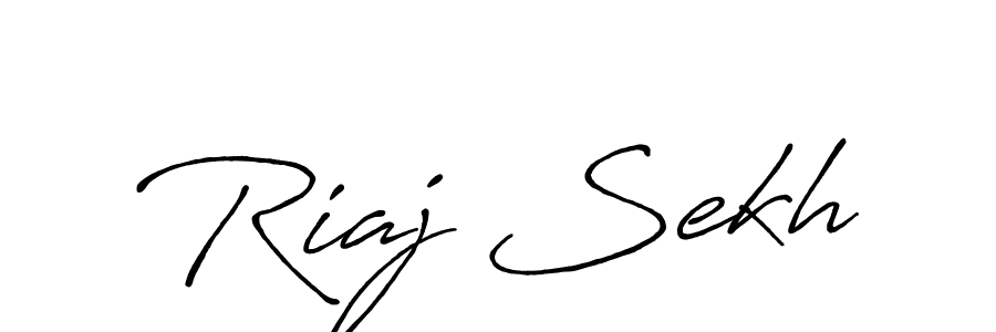 Make a short Riaj Sekh signature style. Manage your documents anywhere anytime using Antro_Vectra_Bolder. Create and add eSignatures, submit forms, share and send files easily. Riaj Sekh signature style 7 images and pictures png