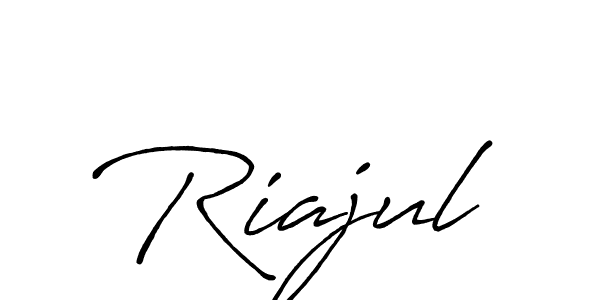 It looks lik you need a new signature style for name Riajul. Design unique handwritten (Antro_Vectra_Bolder) signature with our free signature maker in just a few clicks. Riajul signature style 7 images and pictures png