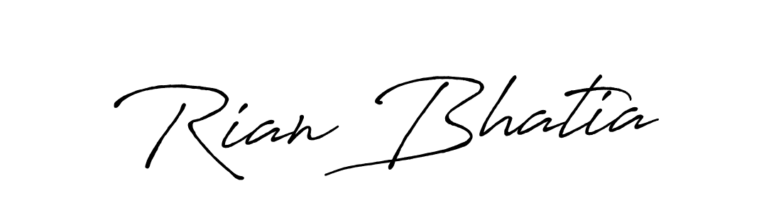 You can use this online signature creator to create a handwritten signature for the name Rian Bhatia. This is the best online autograph maker. Rian Bhatia signature style 7 images and pictures png