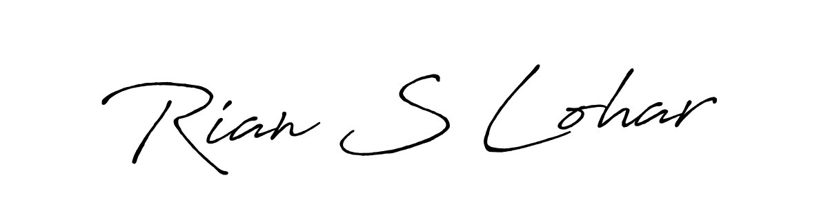 How to Draw Rian S Lohar signature style? Antro_Vectra_Bolder is a latest design signature styles for name Rian S Lohar. Rian S Lohar signature style 7 images and pictures png