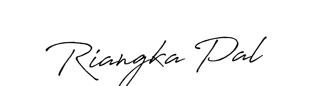 Use a signature maker to create a handwritten signature online. With this signature software, you can design (Antro_Vectra_Bolder) your own signature for name Riangka Pal. Riangka Pal signature style 7 images and pictures png