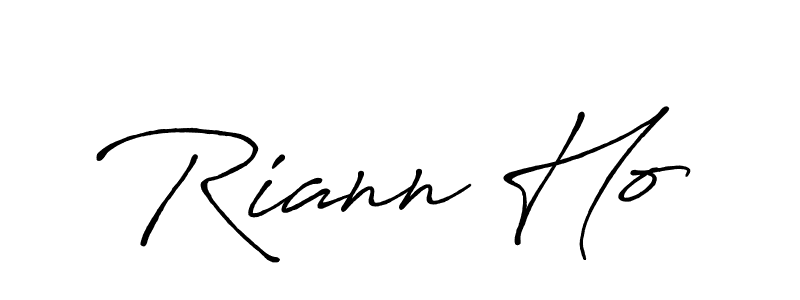 This is the best signature style for the Riann Ho name. Also you like these signature font (Antro_Vectra_Bolder). Mix name signature. Riann Ho signature style 7 images and pictures png