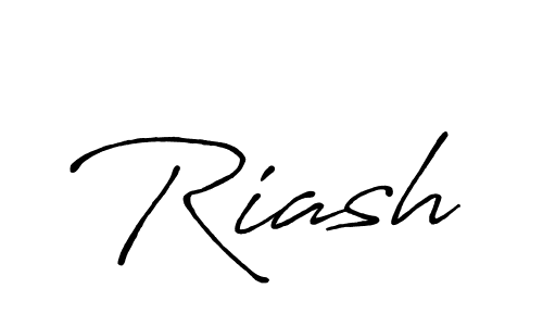 Make a beautiful signature design for name Riash. With this signature (Antro_Vectra_Bolder) style, you can create a handwritten signature for free. Riash signature style 7 images and pictures png