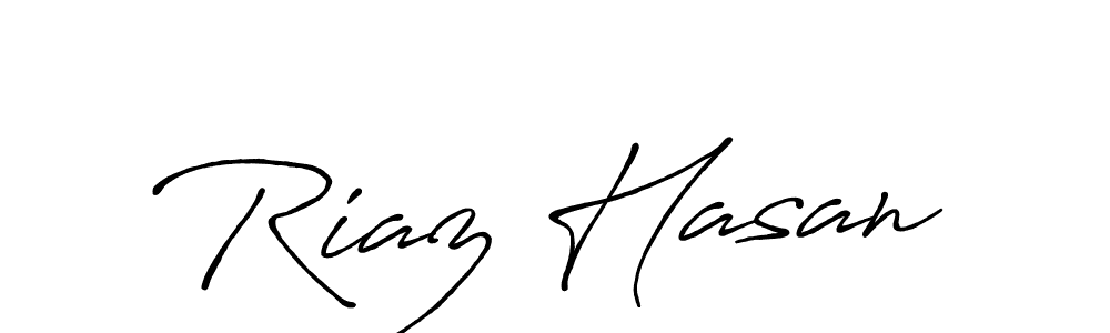 Also we have Riaz Hasan name is the best signature style. Create professional handwritten signature collection using Antro_Vectra_Bolder autograph style. Riaz Hasan signature style 7 images and pictures png