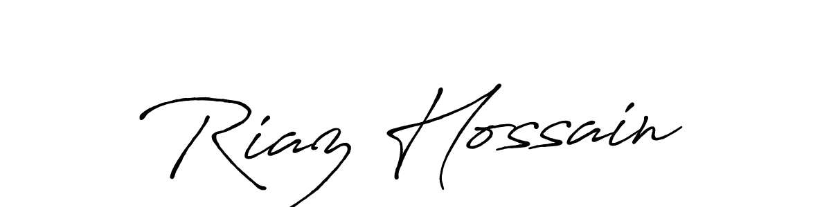 The best way (Antro_Vectra_Bolder) to make a short signature is to pick only two or three words in your name. The name Riaz Hossain include a total of six letters. For converting this name. Riaz Hossain signature style 7 images and pictures png