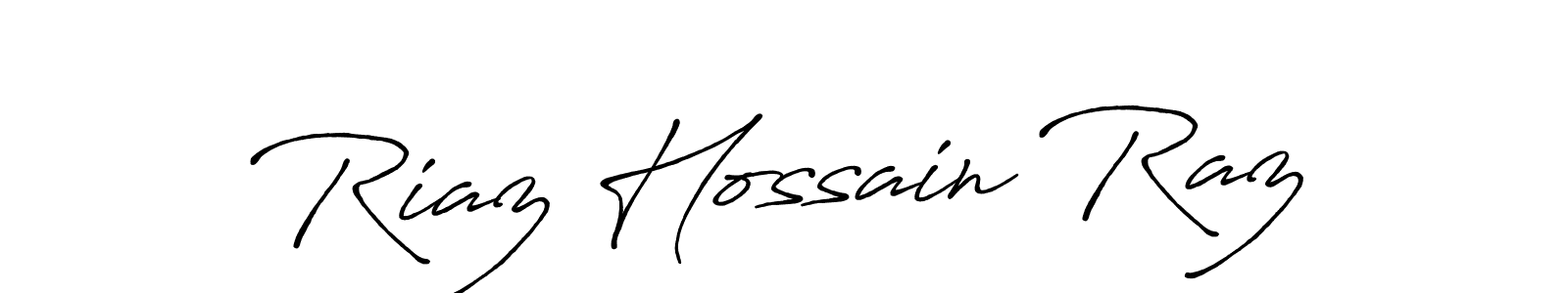 if you are searching for the best signature style for your name Riaz Hossain Raz. so please give up your signature search. here we have designed multiple signature styles  using Antro_Vectra_Bolder. Riaz Hossain Raz signature style 7 images and pictures png