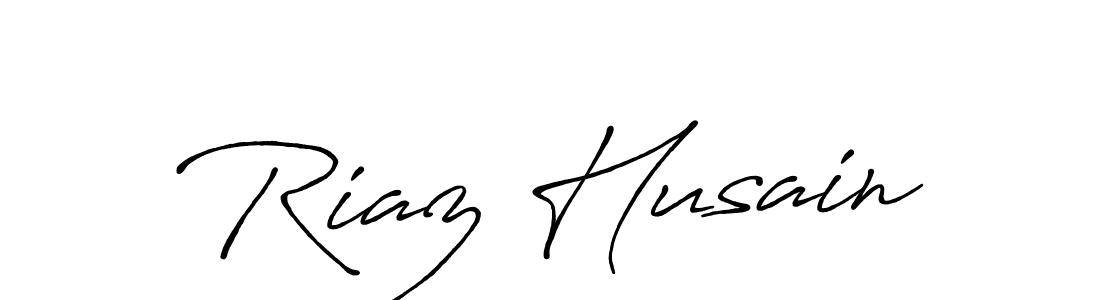 Also we have Riaz Husain name is the best signature style. Create professional handwritten signature collection using Antro_Vectra_Bolder autograph style. Riaz Husain signature style 7 images and pictures png