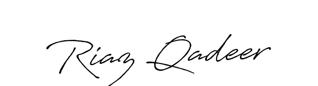 This is the best signature style for the Riaz Qadeer name. Also you like these signature font (Antro_Vectra_Bolder). Mix name signature. Riaz Qadeer signature style 7 images and pictures png