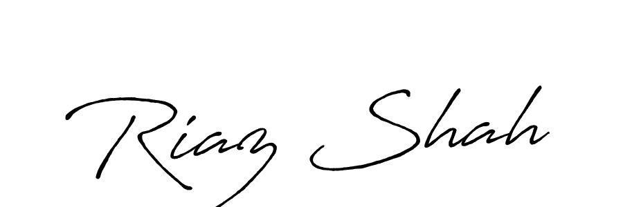 Riaz Shah stylish signature style. Best Handwritten Sign (Antro_Vectra_Bolder) for my name. Handwritten Signature Collection Ideas for my name Riaz Shah. Riaz Shah signature style 7 images and pictures png