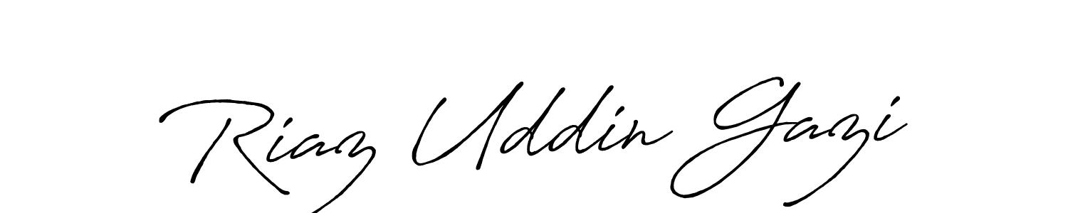 Make a short Riaz Uddin Gazi signature style. Manage your documents anywhere anytime using Antro_Vectra_Bolder. Create and add eSignatures, submit forms, share and send files easily. Riaz Uddin Gazi signature style 7 images and pictures png