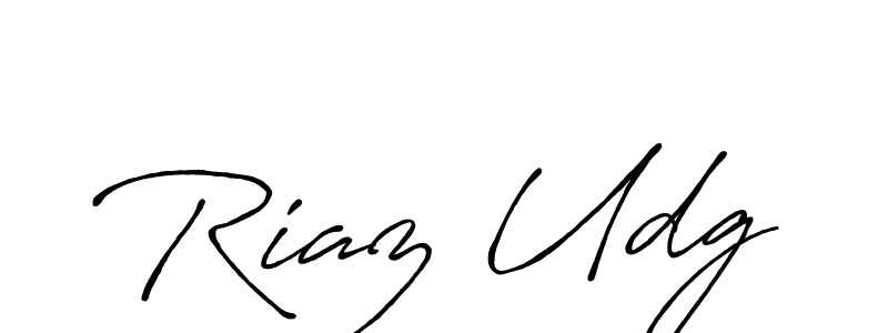 How to make Riaz Udg signature? Antro_Vectra_Bolder is a professional autograph style. Create handwritten signature for Riaz Udg name. Riaz Udg signature style 7 images and pictures png