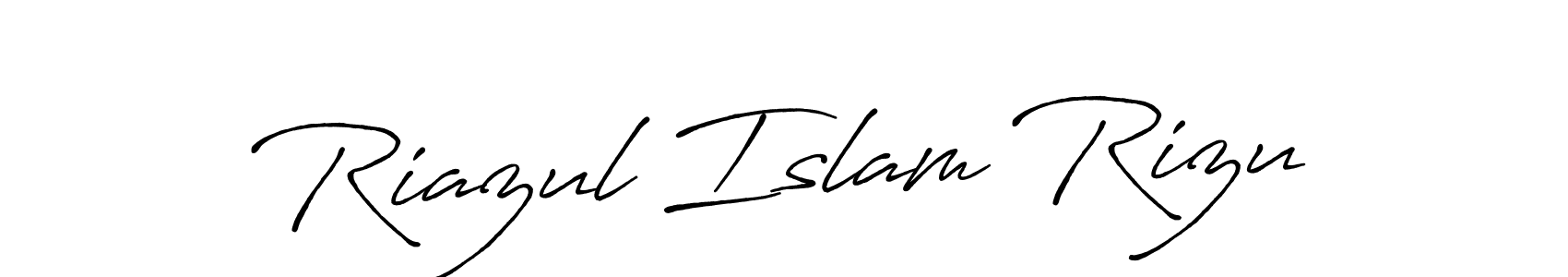 Make a short Riazul Islam Rizu signature style. Manage your documents anywhere anytime using Antro_Vectra_Bolder. Create and add eSignatures, submit forms, share and send files easily. Riazul Islam Rizu signature style 7 images and pictures png