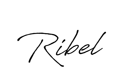 How to make Ribel signature? Antro_Vectra_Bolder is a professional autograph style. Create handwritten signature for Ribel name. Ribel signature style 7 images and pictures png