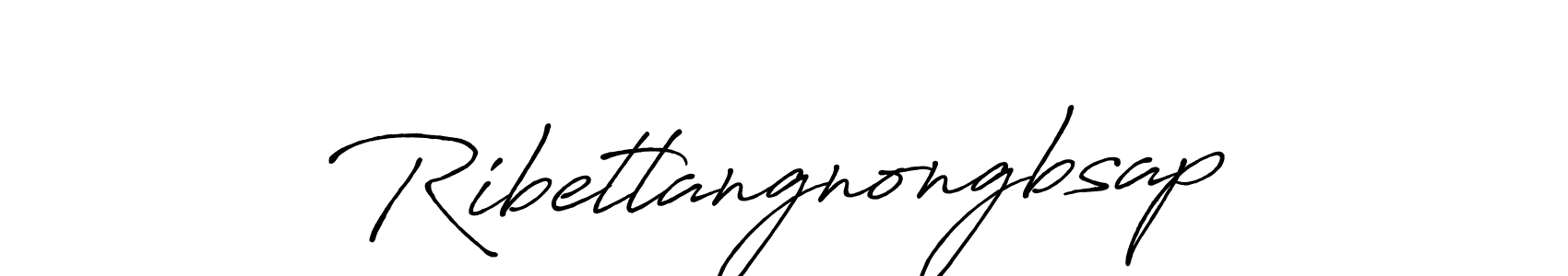 Design your own signature with our free online signature maker. With this signature software, you can create a handwritten (Antro_Vectra_Bolder) signature for name Ribetlangnongbsap. Ribetlangnongbsap signature style 7 images and pictures png