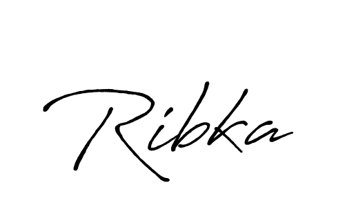 Also You can easily find your signature by using the search form. We will create Ribka name handwritten signature images for you free of cost using Antro_Vectra_Bolder sign style. Ribka signature style 7 images and pictures png