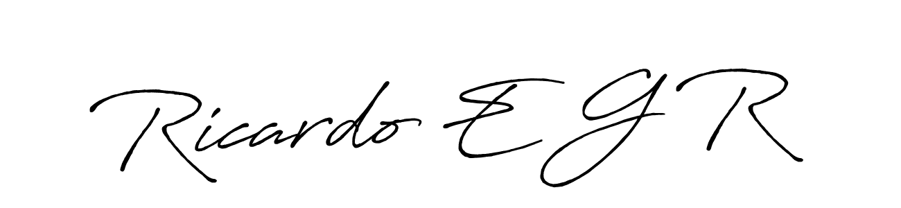 Here are the top 10 professional signature styles for the name Ricardo E G R. These are the best autograph styles you can use for your name. Ricardo E G R signature style 7 images and pictures png