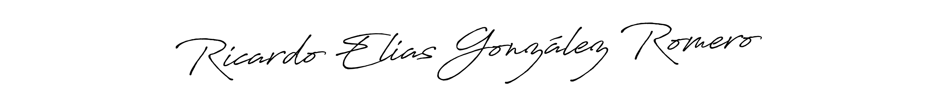 Once you've used our free online signature maker to create your best signature Antro_Vectra_Bolder style, it's time to enjoy all of the benefits that Ricardo Elias González Romero name signing documents. Ricardo Elias González Romero signature style 7 images and pictures png