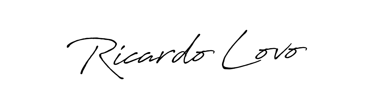 Once you've used our free online signature maker to create your best signature Antro_Vectra_Bolder style, it's time to enjoy all of the benefits that Ricardo Lovo name signing documents. Ricardo Lovo signature style 7 images and pictures png