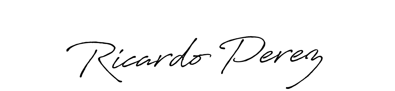 How to make Ricardo Perez signature? Antro_Vectra_Bolder is a professional autograph style. Create handwritten signature for Ricardo Perez name. Ricardo Perez signature style 7 images and pictures png