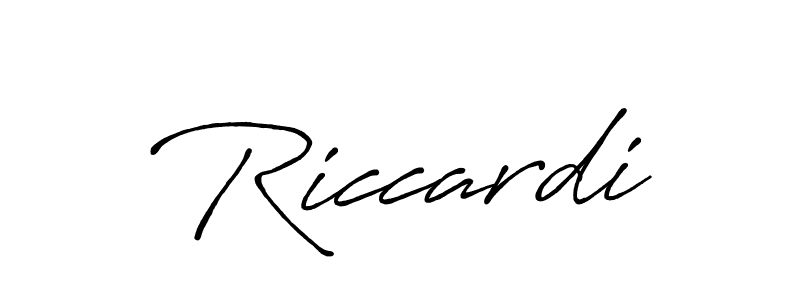 Once you've used our free online signature maker to create your best signature Antro_Vectra_Bolder style, it's time to enjoy all of the benefits that Riccardi name signing documents. Riccardi signature style 7 images and pictures png