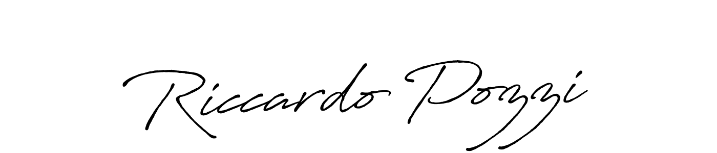 It looks lik you need a new signature style for name Riccardo Pozzi. Design unique handwritten (Antro_Vectra_Bolder) signature with our free signature maker in just a few clicks. Riccardo Pozzi signature style 7 images and pictures png