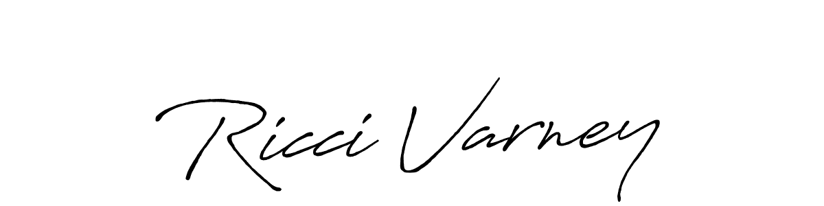 It looks lik you need a new signature style for name Ricci Varney. Design unique handwritten (Antro_Vectra_Bolder) signature with our free signature maker in just a few clicks. Ricci Varney signature style 7 images and pictures png