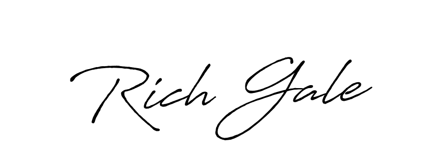 Make a short Rich Gale signature style. Manage your documents anywhere anytime using Antro_Vectra_Bolder. Create and add eSignatures, submit forms, share and send files easily. Rich Gale signature style 7 images and pictures png