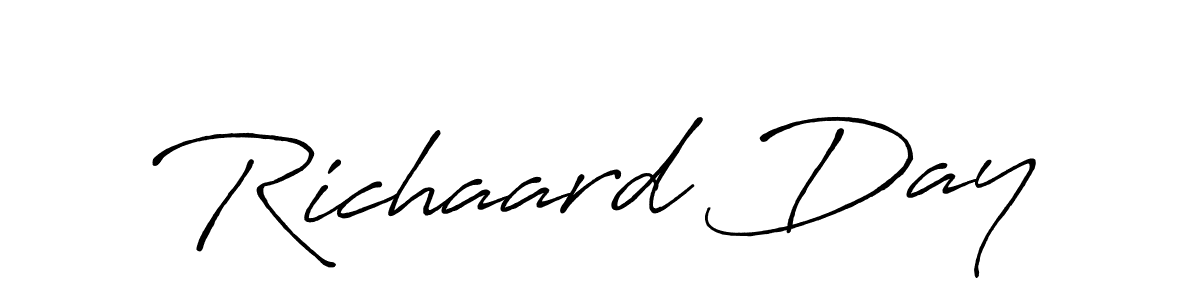 Create a beautiful signature design for name Richaard Day. With this signature (Antro_Vectra_Bolder) fonts, you can make a handwritten signature for free. Richaard Day signature style 7 images and pictures png