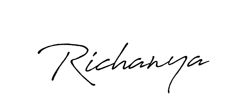 Make a beautiful signature design for name Richanya. Use this online signature maker to create a handwritten signature for free. Richanya signature style 7 images and pictures png