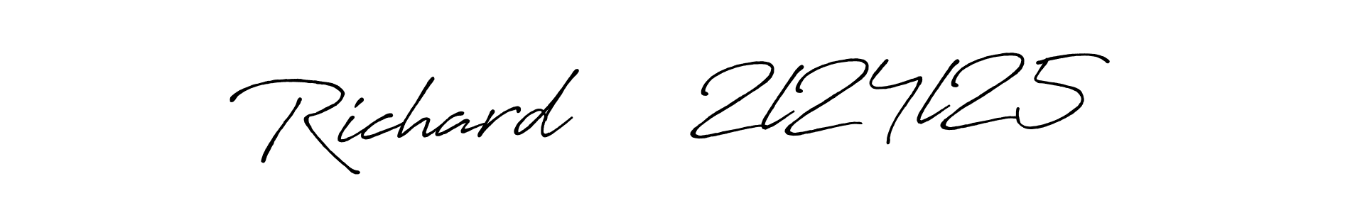 Also You can easily find your signature by using the search form. We will create Richard     2l24l25 name handwritten signature images for you free of cost using Antro_Vectra_Bolder sign style. Richard     2l24l25 signature style 7 images and pictures png