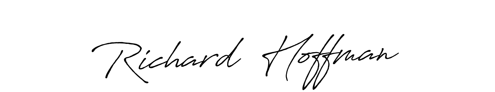 You can use this online signature creator to create a handwritten signature for the name Richard  Hoffman. This is the best online autograph maker. Richard  Hoffman signature style 7 images and pictures png