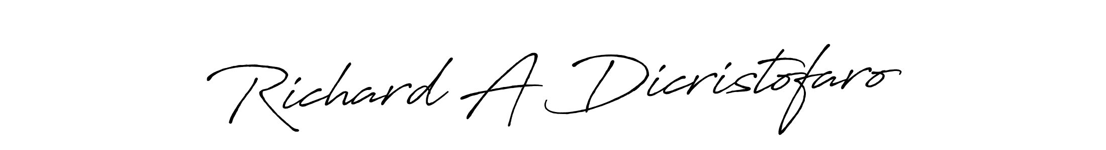 How to Draw Richard A Dicristofaro signature style? Antro_Vectra_Bolder is a latest design signature styles for name Richard A Dicristofaro. Richard A Dicristofaro signature style 7 images and pictures png