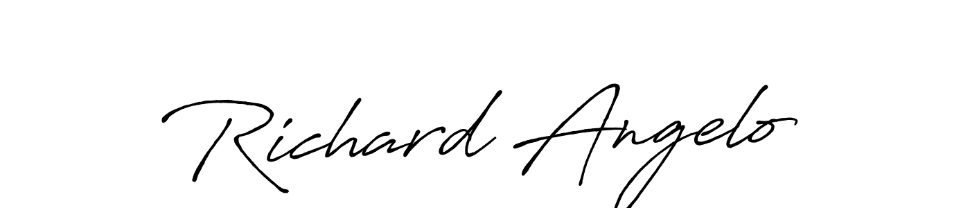 Here are the top 10 professional signature styles for the name Richard Angelo. These are the best autograph styles you can use for your name. Richard Angelo signature style 7 images and pictures png