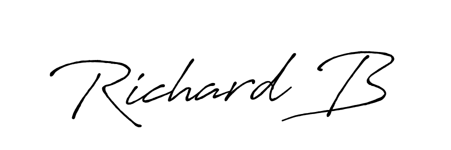 Make a beautiful signature design for name Richard B. Use this online signature maker to create a handwritten signature for free. Richard B signature style 7 images and pictures png