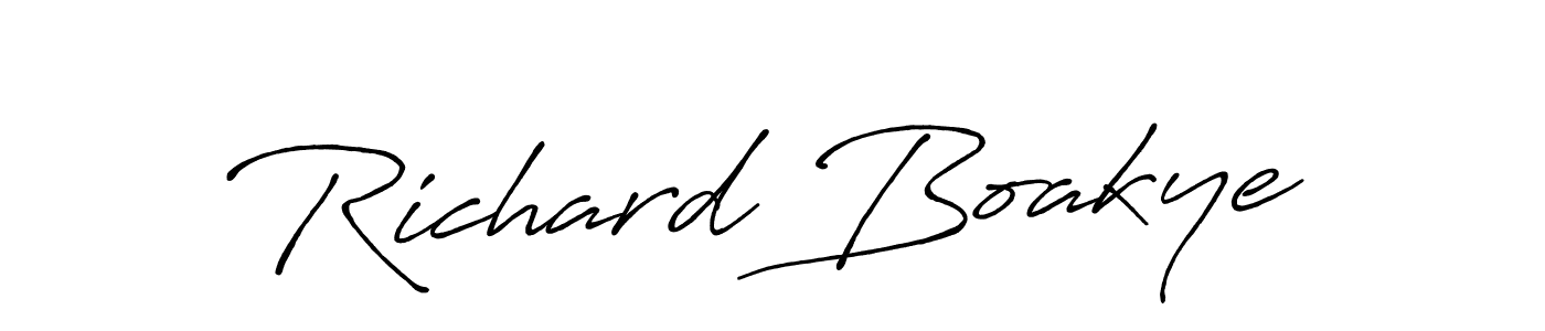 Also we have Richard Boakye name is the best signature style. Create professional handwritten signature collection using Antro_Vectra_Bolder autograph style. Richard Boakye signature style 7 images and pictures png