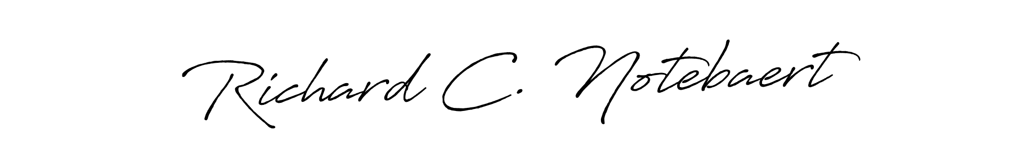 Design your own signature with our free online signature maker. With this signature software, you can create a handwritten (Antro_Vectra_Bolder) signature for name Richard C. Notebaert. Richard C. Notebaert signature style 7 images and pictures png