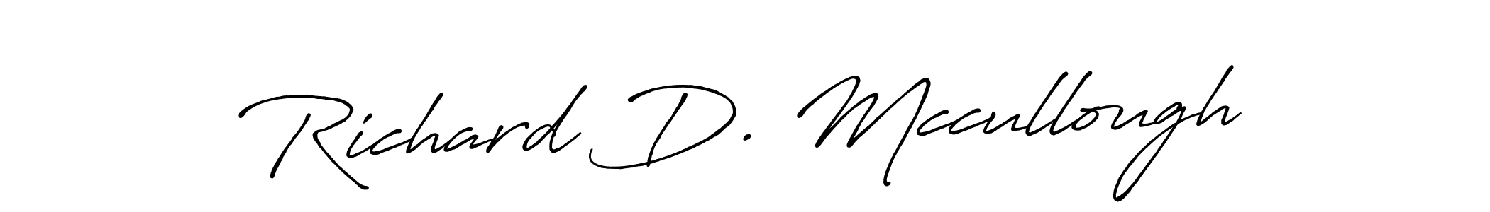 The best way (Antro_Vectra_Bolder) to make a short signature is to pick only two or three words in your name. The name Richard D. Mccullough include a total of six letters. For converting this name. Richard D. Mccullough signature style 7 images and pictures png