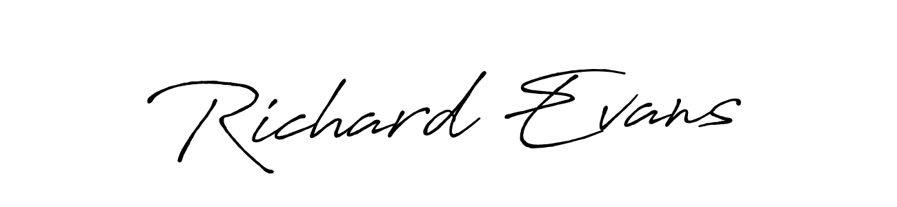 The best way (Antro_Vectra_Bolder) to make a short signature is to pick only two or three words in your name. The name Richard Evans include a total of six letters. For converting this name. Richard Evans signature style 7 images and pictures png