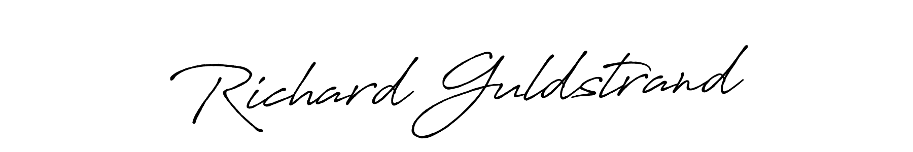 How to make Richard Guldstrand signature? Antro_Vectra_Bolder is a professional autograph style. Create handwritten signature for Richard Guldstrand name. Richard Guldstrand signature style 7 images and pictures png