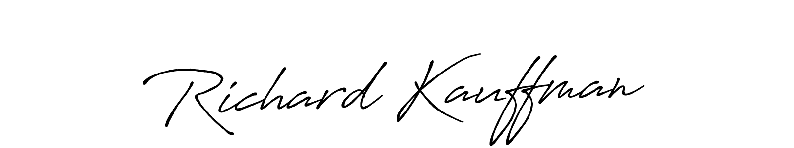 Also You can easily find your signature by using the search form. We will create Richard Kauffman name handwritten signature images for you free of cost using Antro_Vectra_Bolder sign style. Richard Kauffman signature style 7 images and pictures png