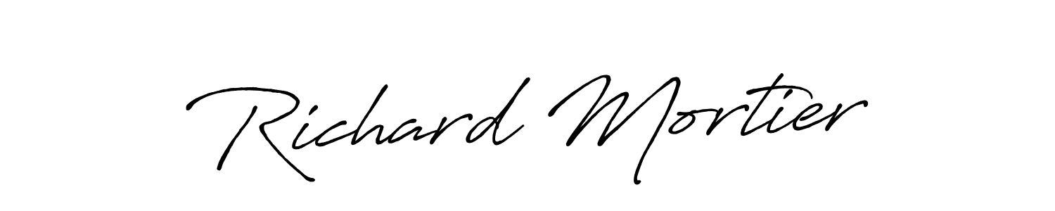 Make a short Richard Mortier signature style. Manage your documents anywhere anytime using Antro_Vectra_Bolder. Create and add eSignatures, submit forms, share and send files easily. Richard Mortier signature style 7 images and pictures png